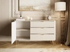 Kommode mit Türe und Schubladen Latina Beige