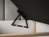 Boxspringbett mit Bettkasten 120x200 Cascada Grau