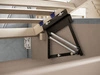 Polsterbett mit Bettkasten und Lattenrost 140x200 Tasso Schwarz