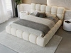 Polsterbett mit Bettkasten und Lattenrost 200x200 Modo Beige