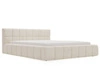 Polsterbett mit Bettkasten und Lattenrost 120x200 Alicante Beige
