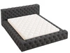 Polsterbett mit Bettkasten und Lattenrost 140x200 Palini Schwarz