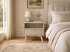 Nachttisch mit Schublade Modena Beige
