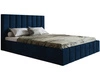 Polsterbett mit Bettkasten und Lattenrost 160x200 Siena Dunkelblau