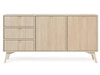 Kommode mit Türen und Schubladen Modena Beige