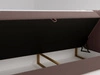 Boxspringbett mit Bettkasten 180x200 Osteno Braun