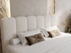 Boxspringbett mit Bettkasten 160x200 Bouclé-Stoff Cloud Beige