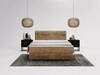 Boxspringbett mit Bettkasten 140x200 Forte Beige