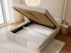 Polsterbett mit Bettkasten und Bettrost 120x200 Sweet Low Beige