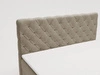 Boxspringbett mit Bettkasten 180x200 Lunaris Hellbraun