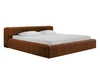 Polsterbett mit Bettkasten und Lattenrost 180x200 Lipari Braun
