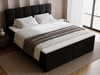 Boxspringbett mit Bettkasten 140x200 Maison Schwarz