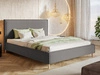 Polsterbett mit Lattenrost 140x200 Grenada Grau