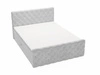 Boxspringbett mit Bettkasten 120x200 Lunaris Hellgrau