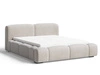 Polsterbett mit Bettkasten und Lattenrost 140x200 Aubi Beige