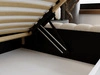 Polsterbett mit Bettkasten und Lattenrost 160x200 Bliss Beige