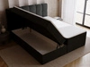 Boxspringbett mit Bettkasten 200x200 Maison Dunkelgrau