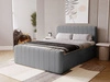 Boxspringbett mit Bettkasten 160x200 Osteno Dunkelgrau