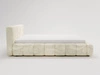 Polsterbett mit Bettkasten und Lattenrost 180x200 Ibiza Creme