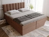 Boxspringbett mit Bettkasten 160x200 Mocca Braun