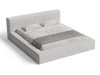 Polsterbett mit Bettkasten und Lattenrost 120x200 Mali Grau