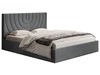 Polsterbett mit Bettkasten und Lattenrost 140x200 Corti Grau