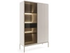 Vitrinenschrank mit Led Deo 166 cm Kaschmir