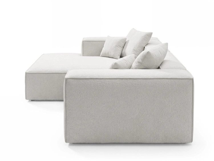 Ecksofa L Links Vellaro Grau