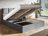 Polsterbett mit Bettkasten und Lattenrost 160x200 Malo Dunkelblau
