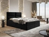 Boxspringbett mit Bettkasten 120x200 Hera Schwarz