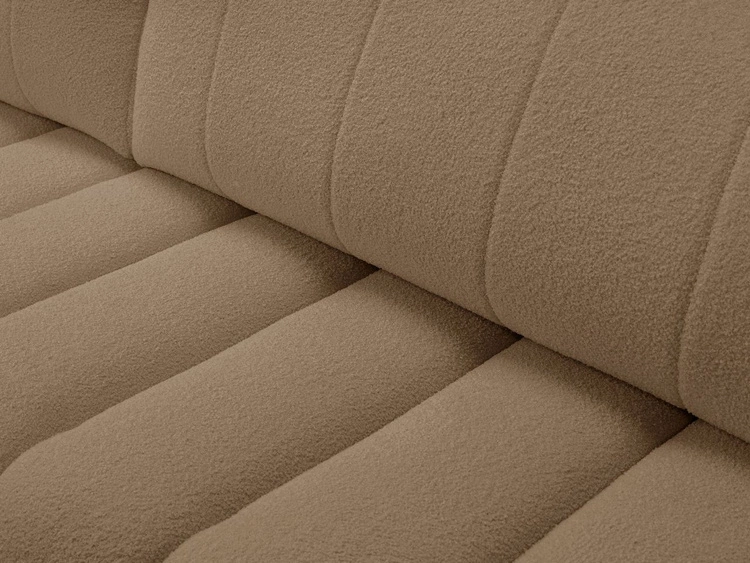 Ecksofa mit Schlaffunktion und Bettkasten Links Adoro Braun