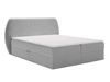 Boxspringbett mit Bettkasten 160x200 Bogota Hellgrau