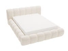 Polsterbett mit Bettkasten und Lattenrost 160x200 Doria Creme