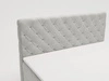 Boxspringbett mit Bettkasten 120x200 Lunaris Hellgrau