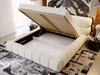 Polsterbett mit Bettkasten und Lattenrost 180x200 Mellow Beige