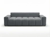 Schlafsofa mit Bettfunktion und Bettkasten Miro Dunkelgrau