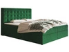 Boxspringbett mit Bettkasten 120x200 Denza Grün