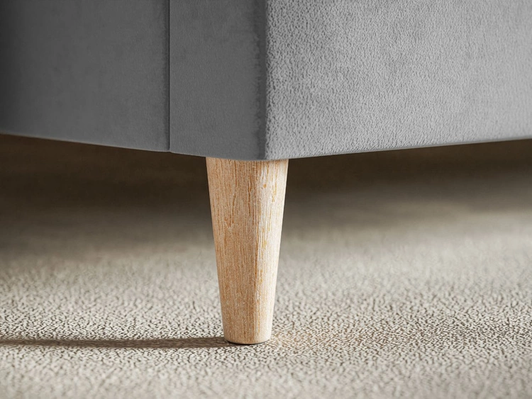 Polsterbett mit Lattenrost 140x200 Trio Beige