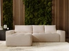 Ecksofa L-Form Links mit Schlaffunktion und Bettkasten Portland Beige