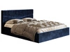 Polsterbett mit Bettkasten und Lattenrost 140x200 Lido Dunkelblau