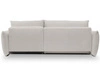 Ecksofa L-Form mit Schlaffunktion und Bettkasten Bene Hellgrau