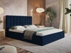 Polsterbett mit Bettkasten und Lattenrost 160x200 Sesto Dunkelblau