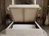 Polsterbett mit Bettkasten und Lattenrost 180x200 Apollo Beige