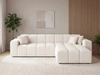 Ecksofa L-Form Rechts Moderne Ecksofa Loopo Creme