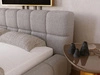 Polsterbett mit Bettkasten und Lattenrost 160x200 Alicante Boucle Grau