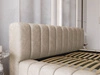 Polsterbett mit Bettkasten und Lattenrost 140x200 Italia Beige