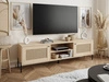 TV-Lowboard Boho mit zwei Türen auf Metallfüßen Bellance Eiche Puccini