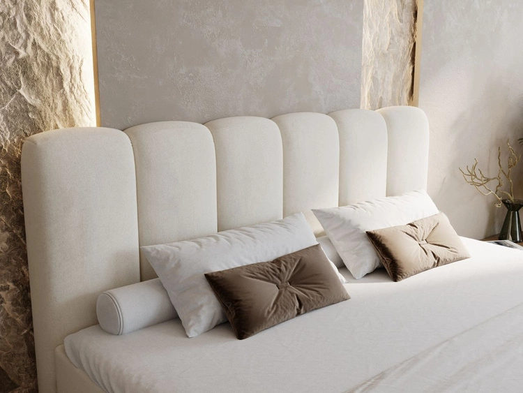 Boxspringbett mit Bettkasten 160x200 Cloud Beige