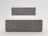 Boxspringbett mit Bettkasten 160x200 Lunaris Grau