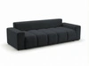 Schlafsofa mit Bettfunktion und Bettkasten Miro Schwarz